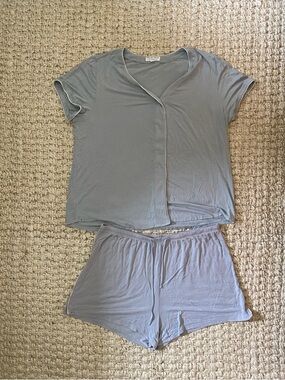 Barefoot Dream Luxe Milk Jersey Short Pajama Set